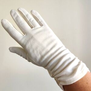Vintage Tea Gloves Long Bridal Prom Adult OS